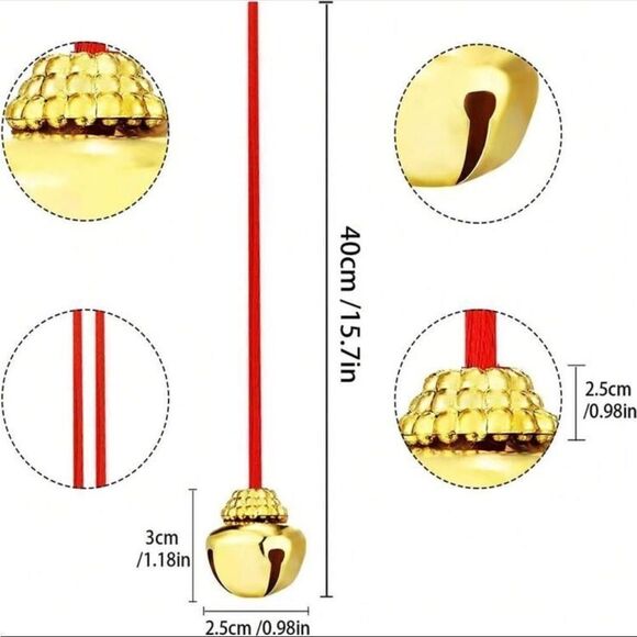 Golden Bell Necklace - Picture 2 of 4